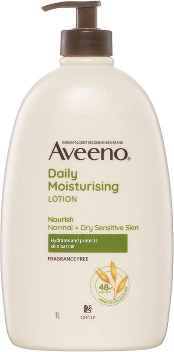 Aveeno Daily Moisturising Soothe Normal + Dry Sensitive Skin 1-Litre