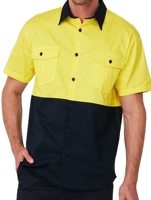 Blacksmith Hi-Vis Short Sleeve Work Shirt