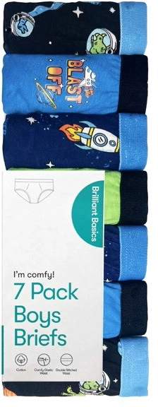 Brilliant Basics Boys 7-Pack Briefs