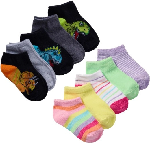 Brilliant Basics Kids 5-Pack Trainer Socks