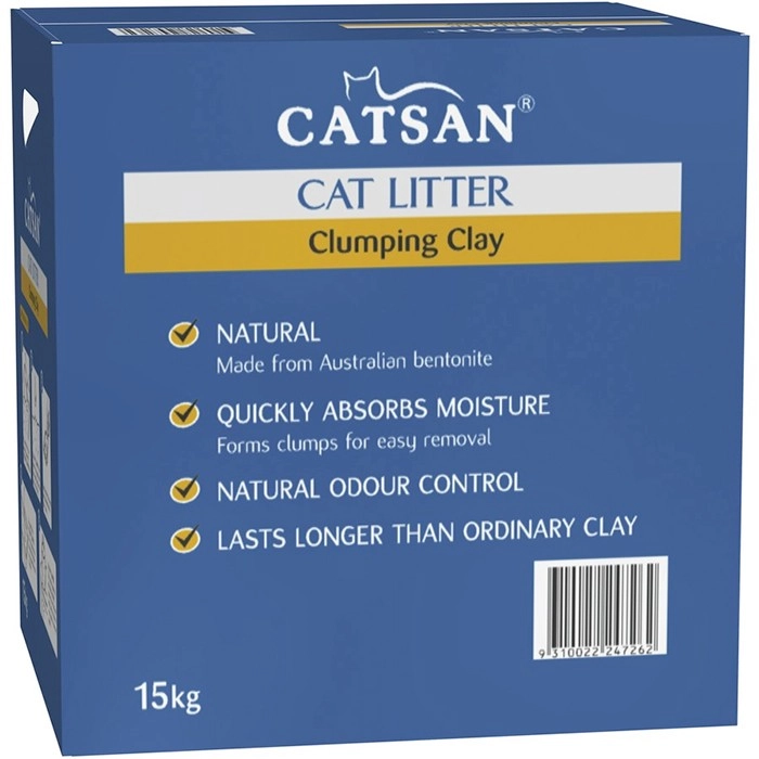 Catsan Clumping Clay Cat Litter 15kg