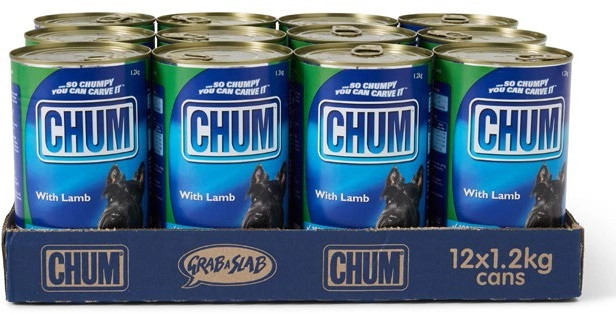 Chum 12-Pack Lamb Wet Dog Food 1.2kg