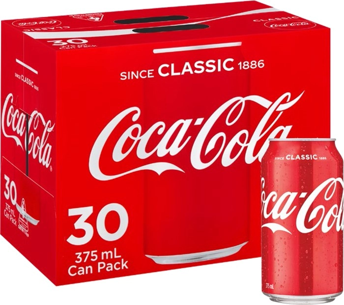 Coca-Cola Cans 375mL 30 Pack