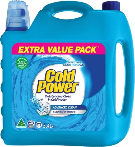 Cold Power Laundry Liquid 5.4-Litre - Advanced Clean