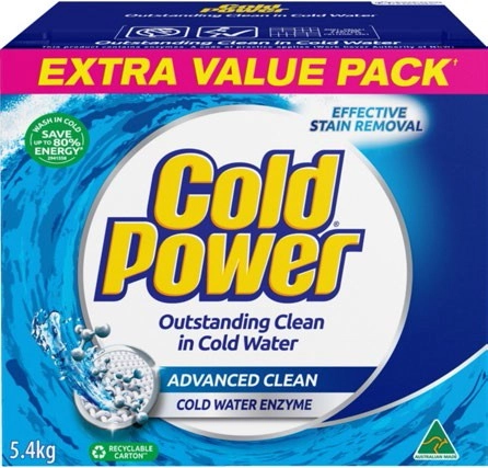 Cold Power Laundry Powder 5.4kg - Advanced Clean