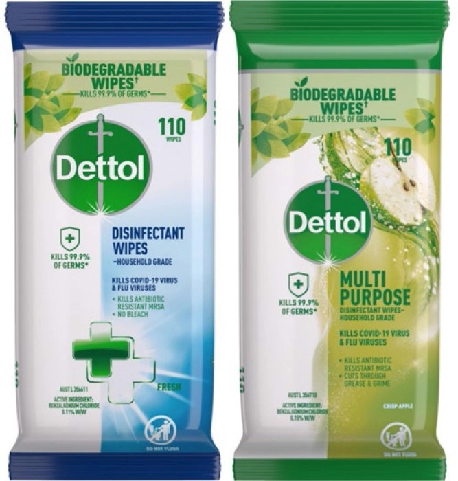 Dettol 110-Pack Disinfectant Wipes^