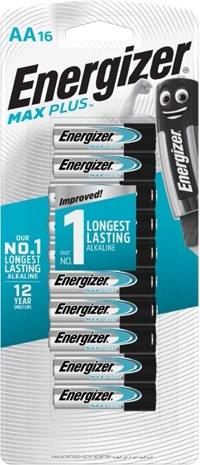 Energizer Max Plus 16-Pack AA Batteries