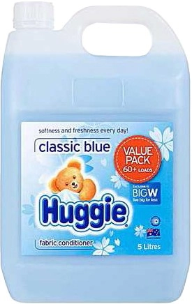 Huggie Fabric Softener 5-Litre - Classic Blue