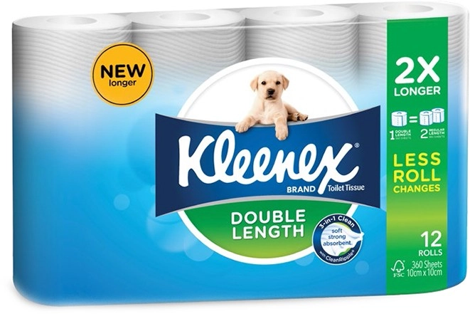 Kleenex 12-Pack Toilet Tissue Double Length