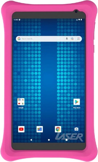 Laser 7-Inch IPS Tablet with Protective Pink Case