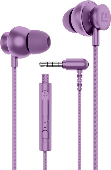 Liquid Ears Noise-Isolation in Ear Earphones - Lavender