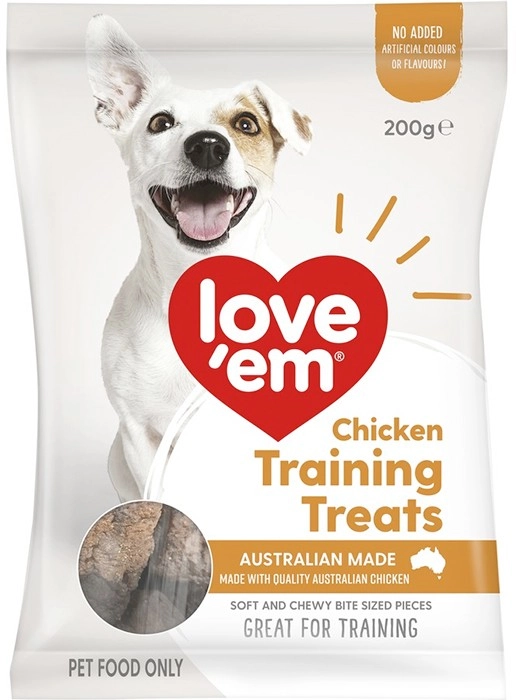 Love ‘em Chicken Training Dog Treats 200g