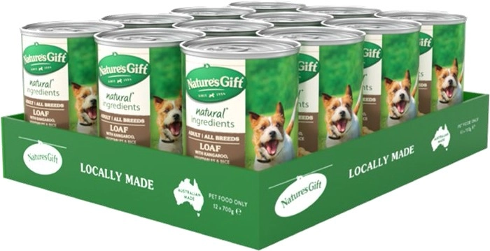 Nature’s Gift 12-Pack Wet Dog Food 700g