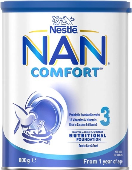 Nestlé Nan Comfort Stage 3 Milk Drink From 1 Year Of Age 800g