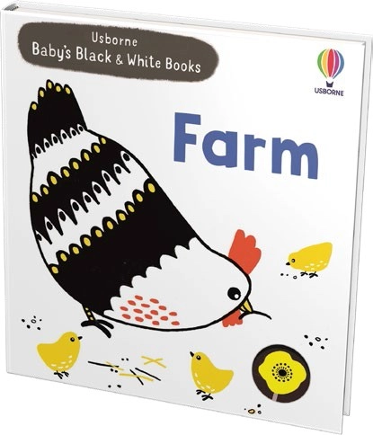 NEW Baby’s Black & White Books Farm