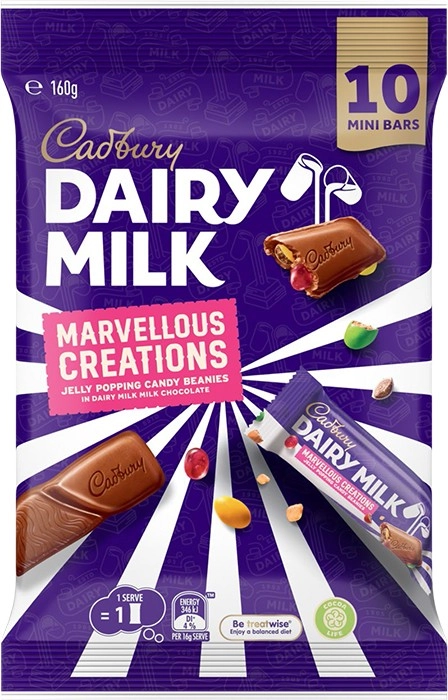 NEW Cadbury Dairy Milk Marvellous Creations Sharepack 10 Pack 160g