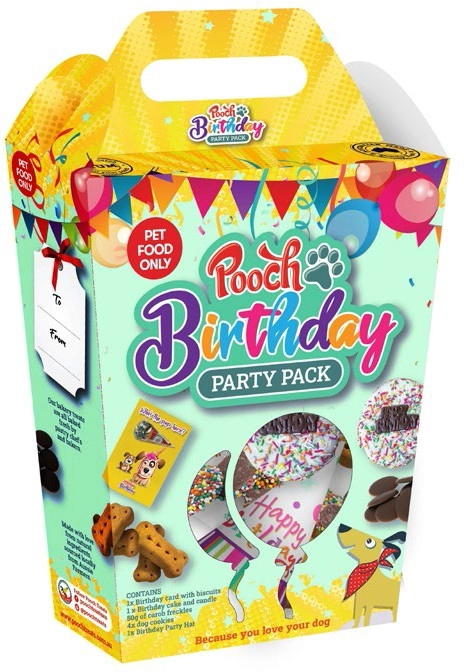 NEW Pooch Birthday Party Pack Dog Treats