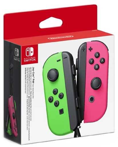 Nintendo Switch Joy-Con Pair - Neon Green + Pink