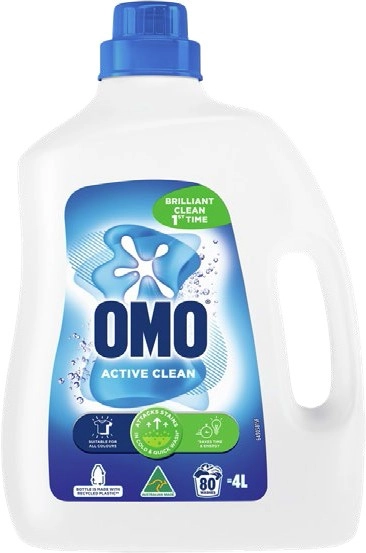 OMO Laundry Liquid 4-Litre - Active Clean