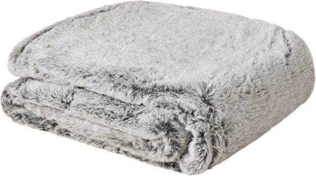 Openook Faux Fur Frost Tip Throw 127x152cm