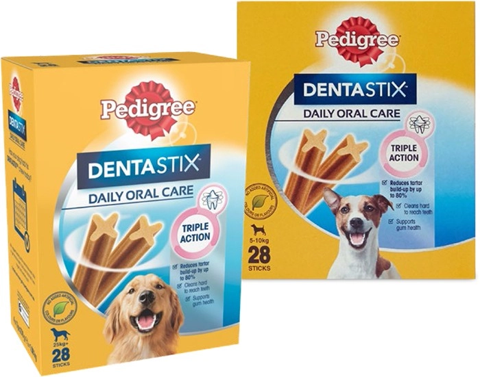 Pedigree 28-Pack Dentastix Large or Small Breed Dog Treats