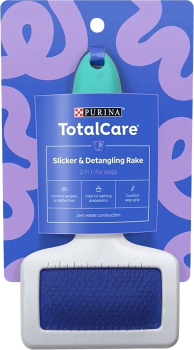 Purina TotalCare Slicker & Detangling Rake