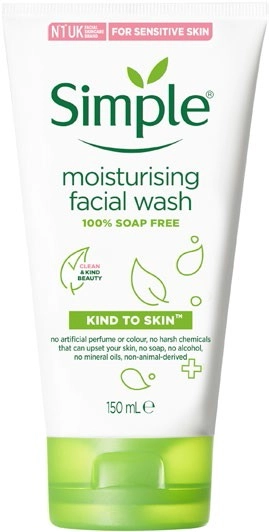 Simple Moisturising Foaming Facial Wash 150ml