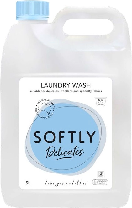 Softly Delicates & Woollens Laundry Liquid 5-Litre