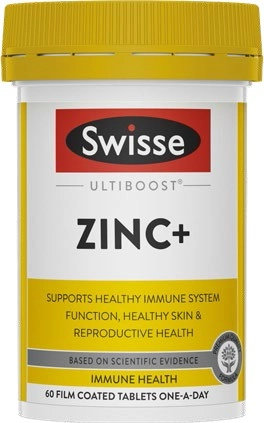 Swisse Zinc+ 60 Film Coated Tablets*