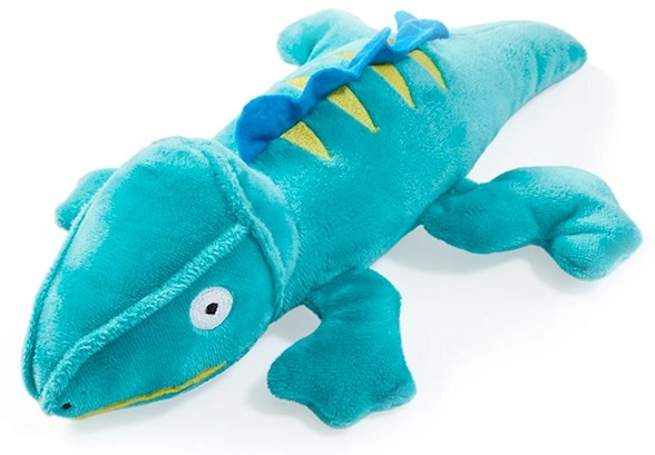 Tails Assorted Squeaky Dog Toy Plush Lizard