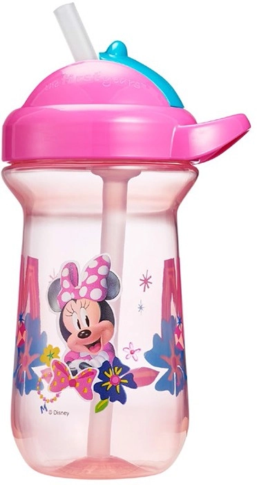 The First Years Toddler Feeding Assorted Flip Top Straw Cup Minnie 296ml