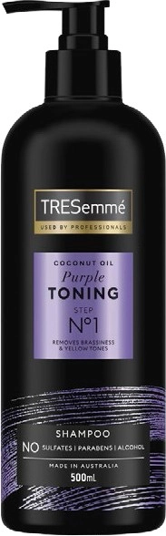 TRESemmé Purple Toning Shampoo with Coconut Oil 500ml