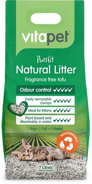 Vitapet Natural Litter Tofu 7-Litre