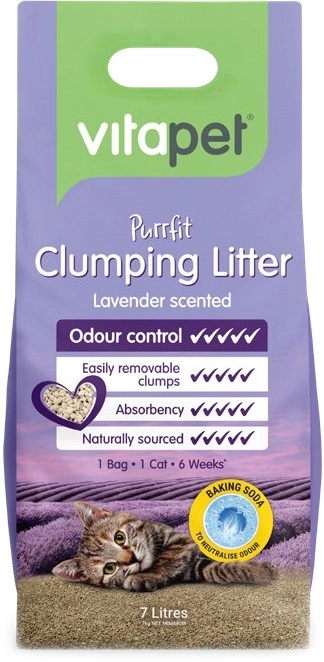 Vitapet Purrfit Lavender Clumping Litter 7-Litre