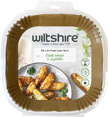 Wiltshire 50-Pack Air Fryer Papers 16cm Square