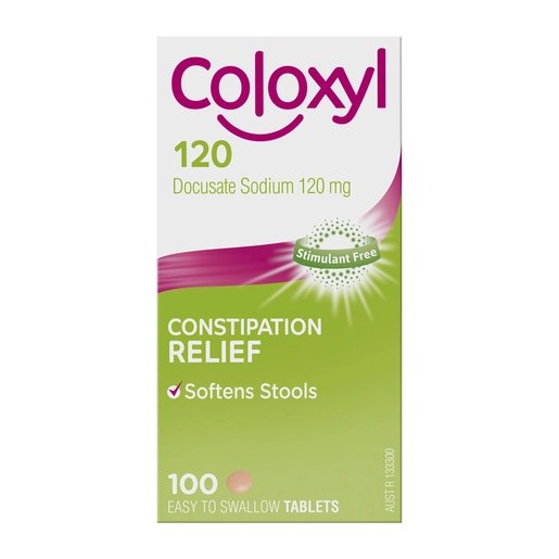 Coloxyl Coloxyl 120mg 100 tablets