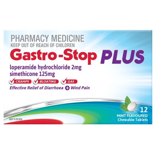 Gastro-Stop Plus Chewable Tablets 12 tablets