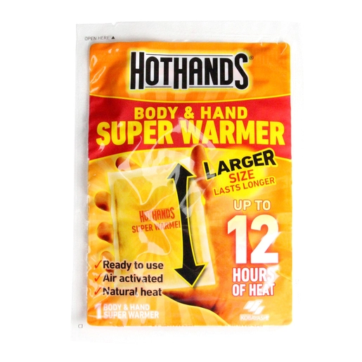 Hot Hands Super Warmers Body 1 ea