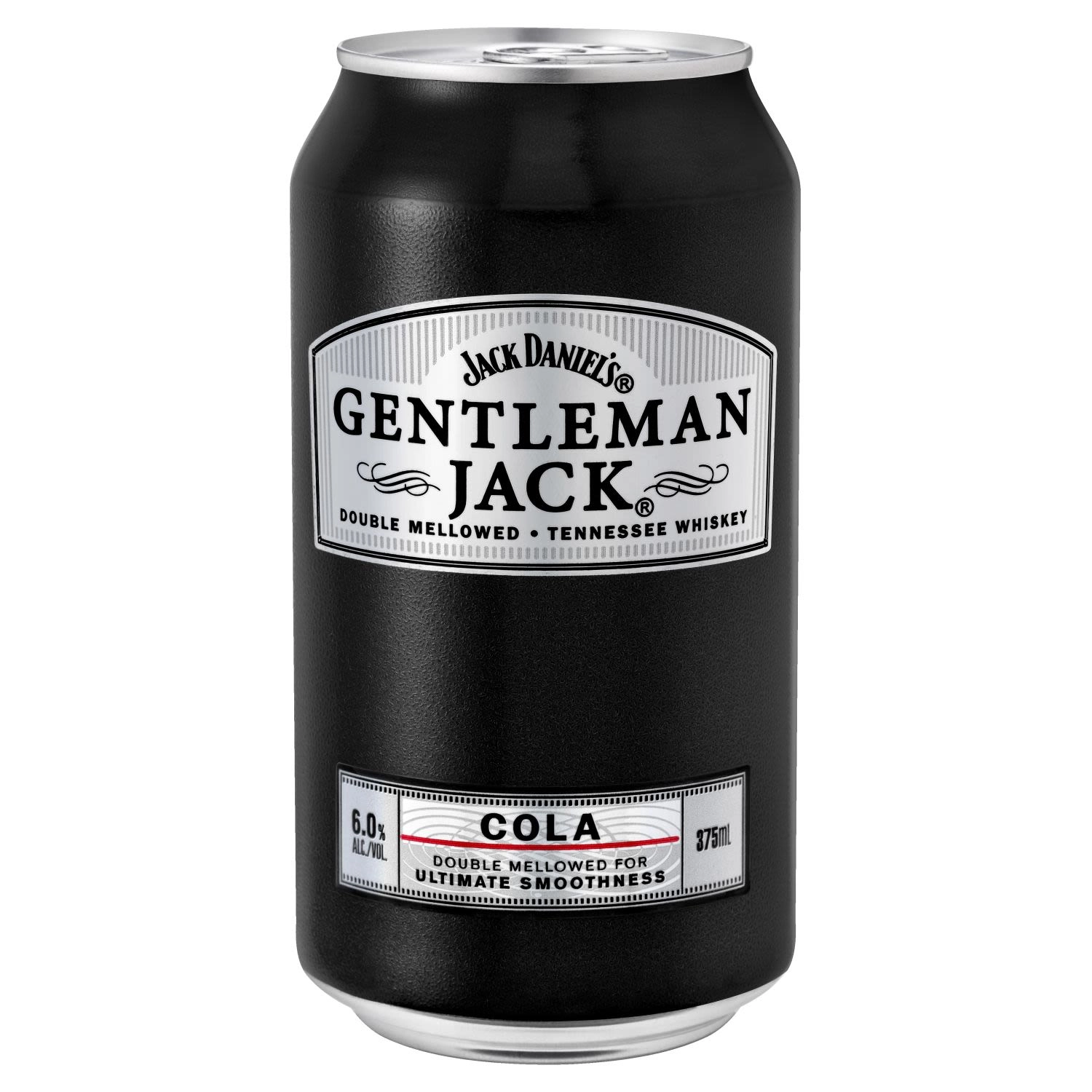 Jack Daniel’s Gentleman Jack & Cola 6% Premix Cans 375mL