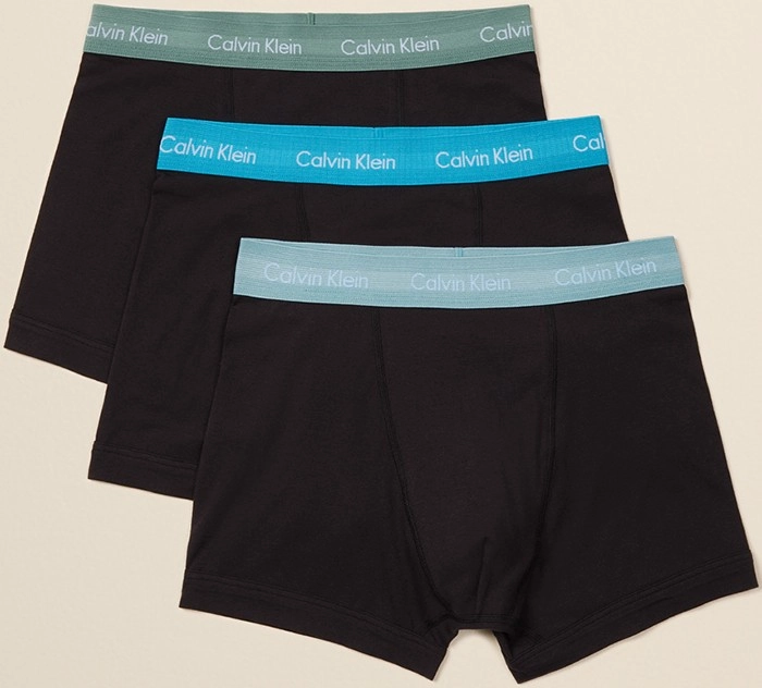 Calvin Klein 3pk Cotton Stretch Trunks