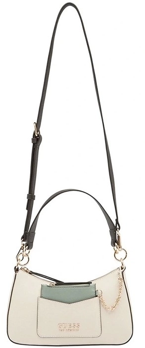 Guess Gabbi Convertible Shoulder Crossbody Bag - Stone