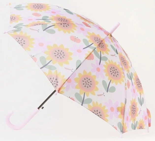 Jack & Milly Sunflower Umbrella In Pink