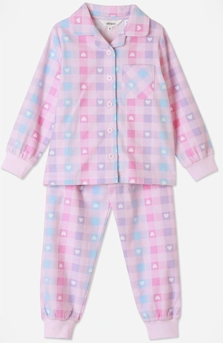 Milkshake Woven PJ Set - Light Pink