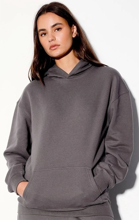 Miss Shop Oversized Hoodie - Charcoal