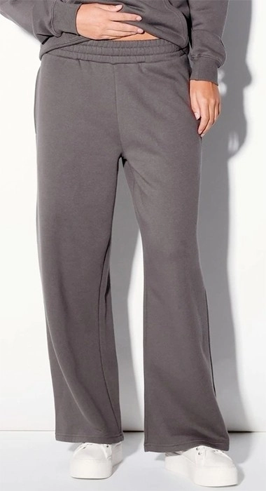 Miss Shop Straight Leg Trackpant - Charcoal