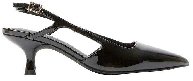 Ravella Black Sling Back Heels