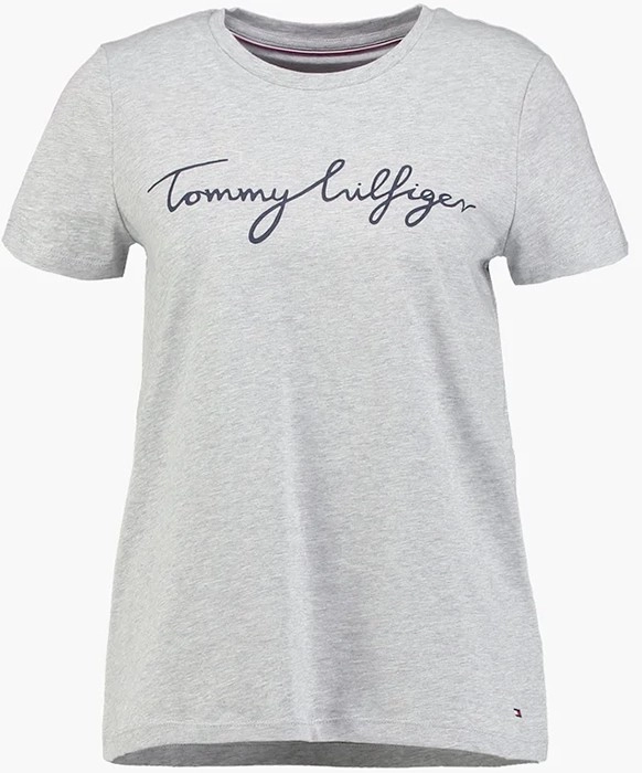 Tommy Hilfiger Heritage Graphic Tee in Light Grey