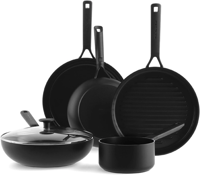 KitchenAid 5pc Classic Forged Aluminium Cookware Set