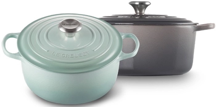 Le Creuset Cast Iron Casserole in Sage and Flint*