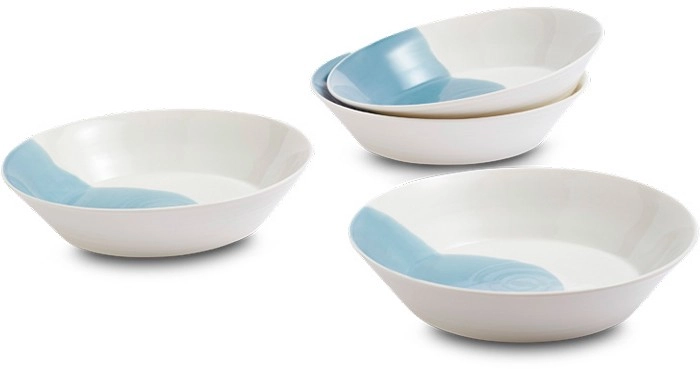 Royal Doulton 1815 Signature Pasta Bowl 23cm in Blue Set of 4